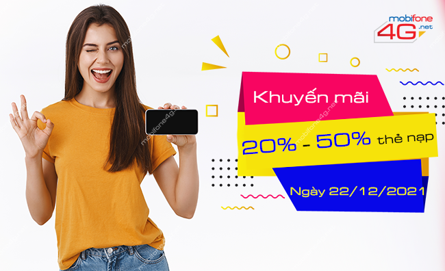 MobiFone khuyến mãi nạp thẻ ngày 22/12/2021