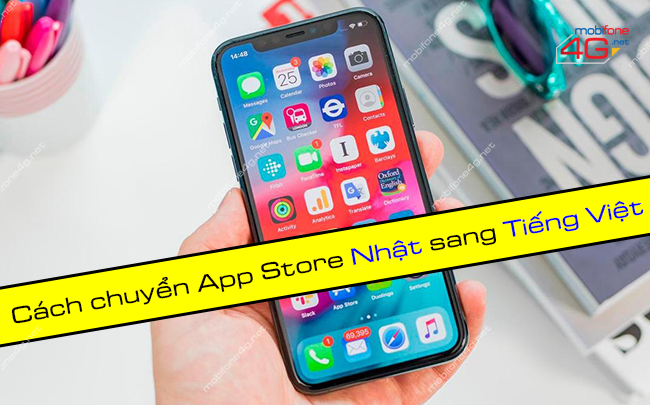 Chuyển App Store từ tiếng Nhật sang Tiếng Việt