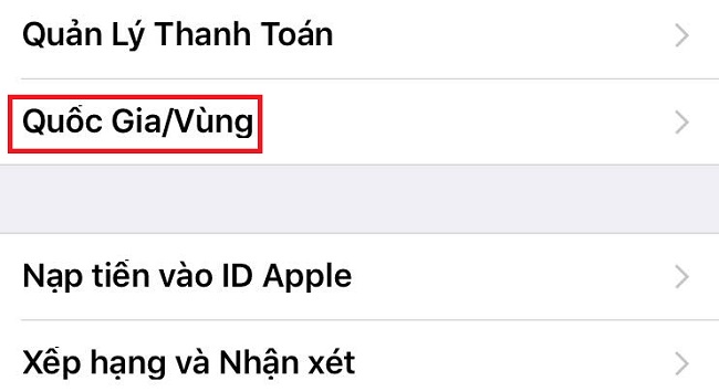 Cách chuyển App store từ Việt sang Hàn