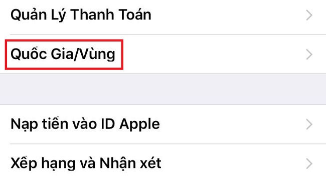 đổi App Store từ Việt Nam về Trung Quốc 