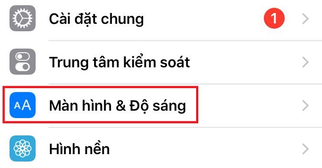 lỗi không cài đặt được thời gian khóa màn hình iPhone