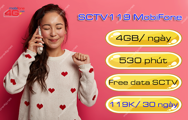 Đăng ký gói SCTV119 MobiFone