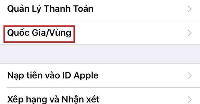 không tìm ra ứng dụng trên App Store