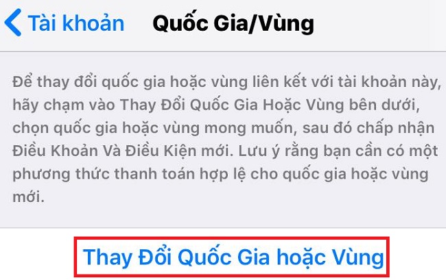 sửa lỗi không tìm được ứng dụng trên App Store