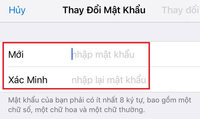 Cách đổi mật khẩu App Store iPhone