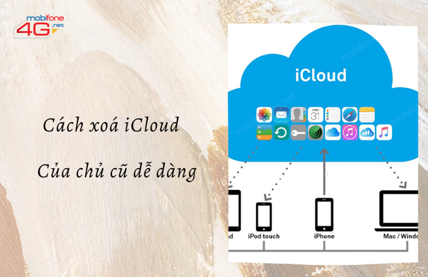 xoa icloud cua nguoi khac tren may