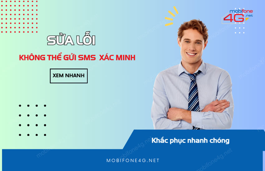 khong the gui tin nhan xac minh