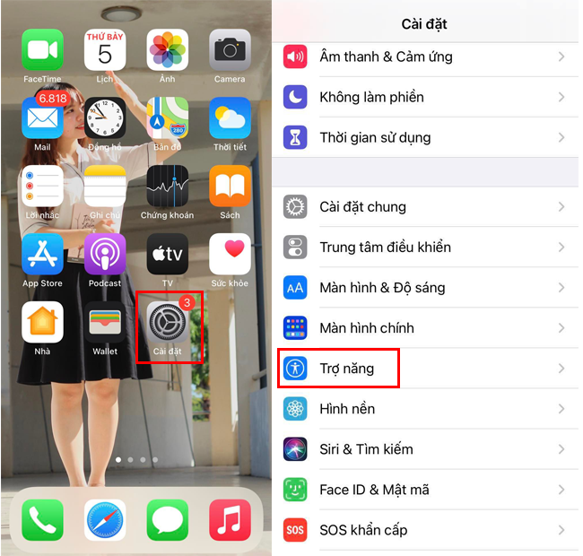 cách bật khử tiếng ồn trên iPhone