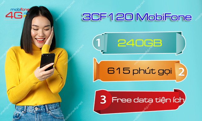 Đăng ký gói 3CF120 MobiFone