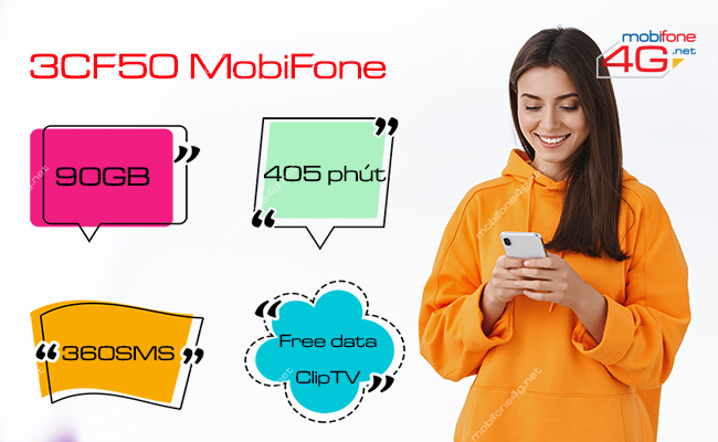 Đăng ký gói 3CF50 MobiFone 