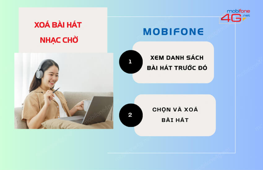 xoa 1 bai hat nhac cho mobifone