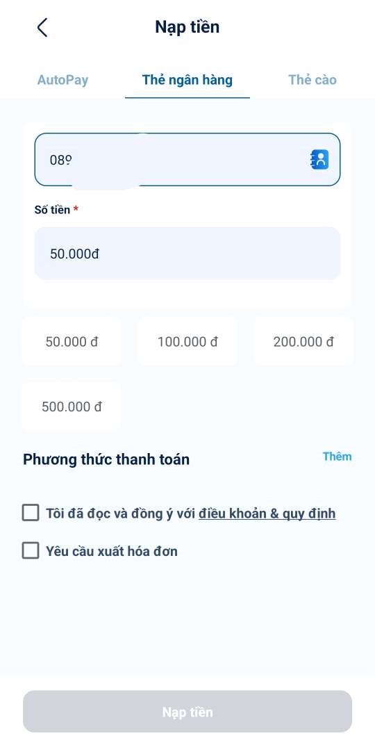 thanh toan cuoc tra sau qua my mobifone