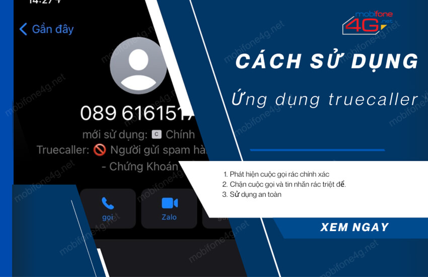 cach su dung ung dung Truecaller