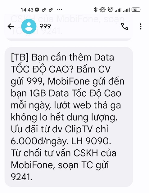 kiem tra goi khuyen mai mobifone duoc dang ky