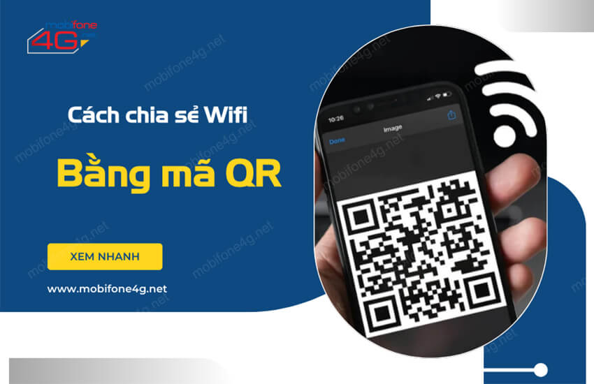 chia se wifi bang ma qr tren iphone