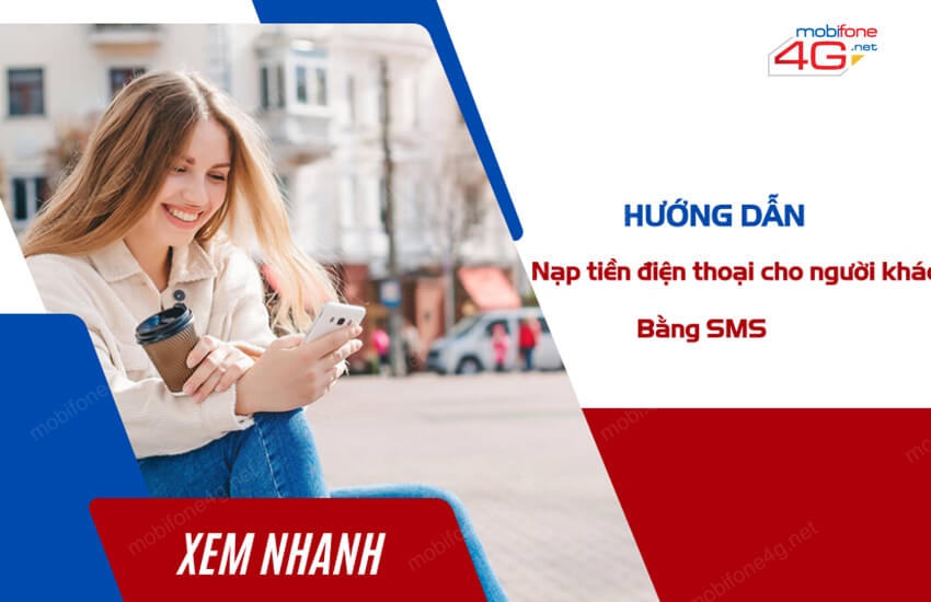 cach nap tien dien thoai cho nguoi khac bang sms