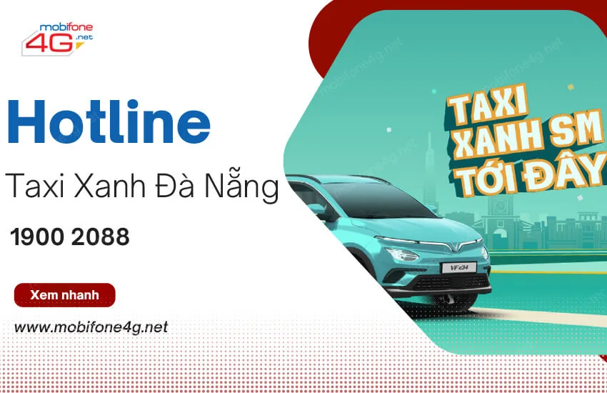 so tong dai taxi xanh da nang